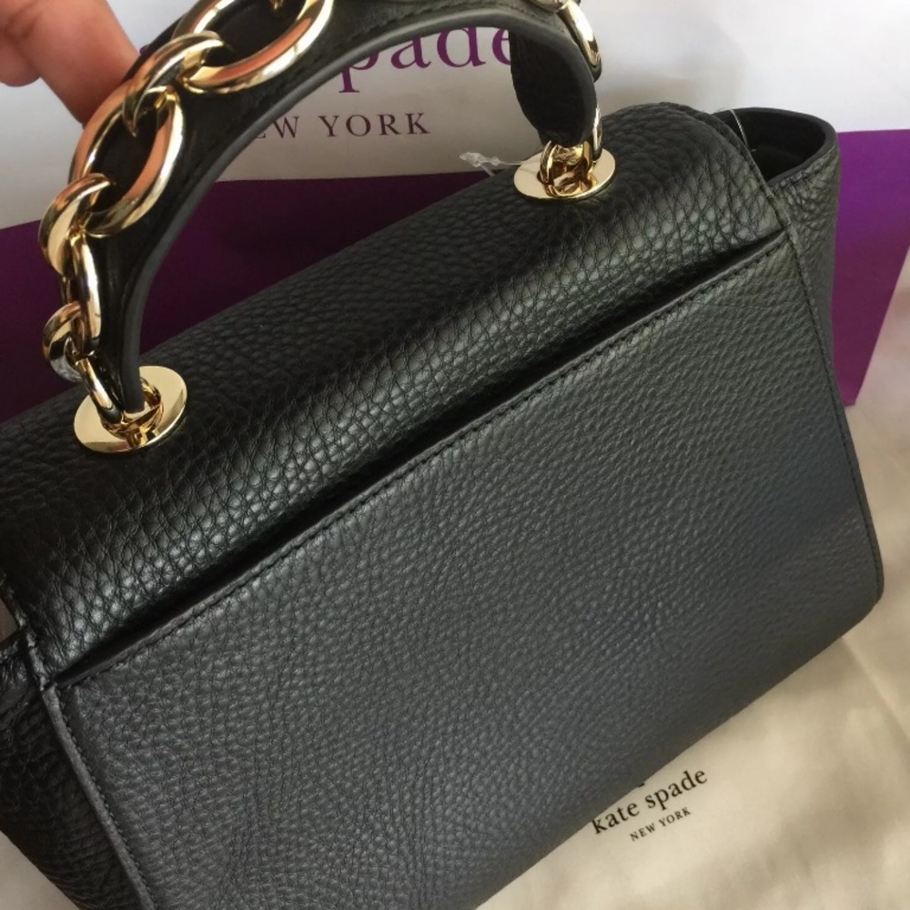 Kate spade Kim Murray street black leather satchel - Picture 4 of 8